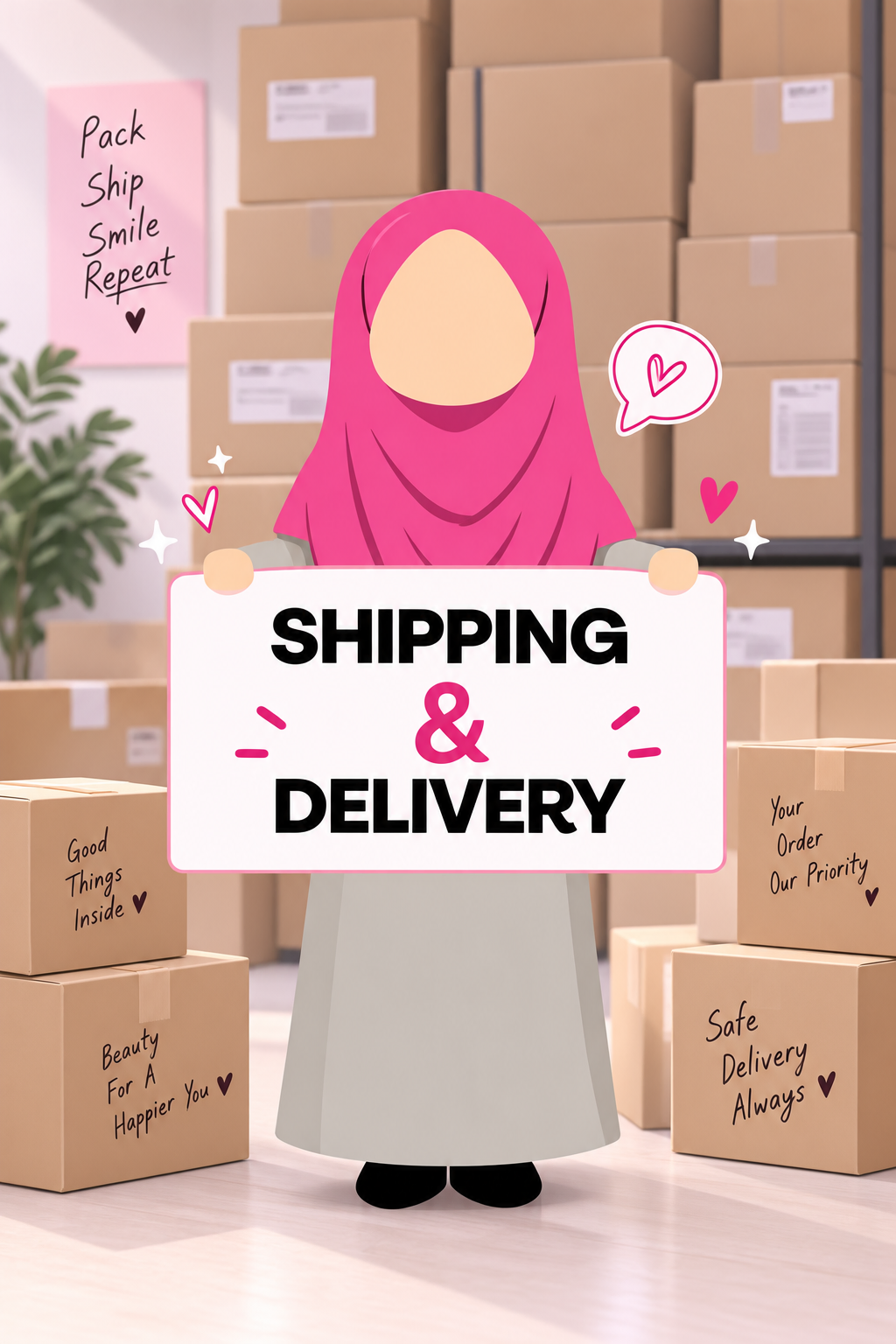 HG Beauty BD Shipping and Delivery