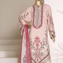 Pakistani Original Sadabahar Kaftaan 3Pcs_ Beige