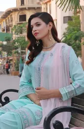 BASANT –  Luxury COTTON Embroidered 3 PIECE 5