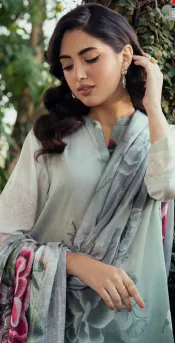 NISHAT - 2 Piece - Digital Printed Suit-  UNSTITCHED 6