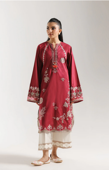 ETHNC  - EMBROIDERED  2 PIECE SUIT
