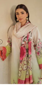 NISHAT - 2 Piece - Printed Suit UNSTITCHED 2