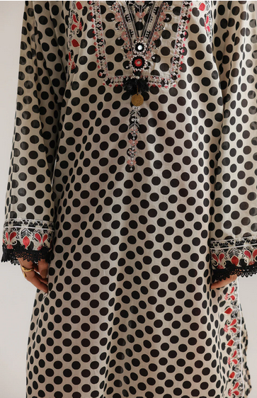 ETHNC -Embroidered 2 PIECE SUIT  E4351/103/003
