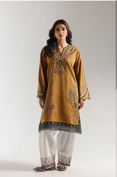 ETHNC EMBROIDERED SUIT STITCHED 2 PIECE-217