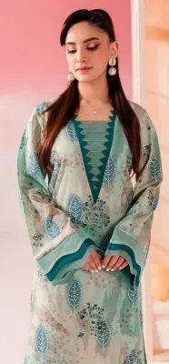 NUREH - LAWN ZARI 2 PIECE UNSTITCHED