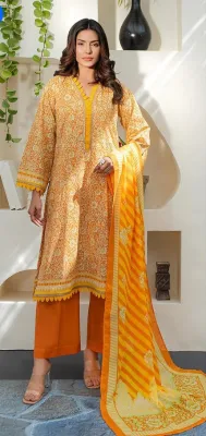 ZELLBURY - 3 PIECE Lawn UNSTITCHED 4