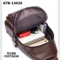 Men's Genuine Leather Multifunctional Sports Chest Bag