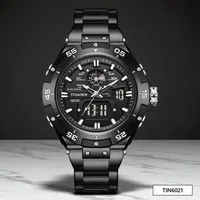 TINAIBIN TIN6021 DIGITAL & QUARTZ MEN'S WATCH