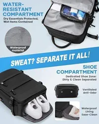 New Fashion Geometric Nylon Vacuum Backpack