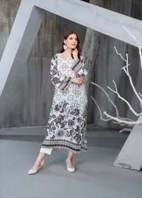 Noorma Kaamal - 2 - PIECE WHITE AND- BLACK