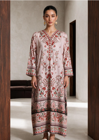 ZELLBURY | Printed Kaftaan Dress - 3081