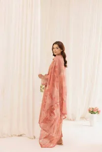 MOHAGNI - 3 PC COTTON EBROIDRED