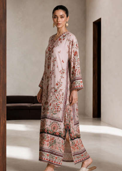 ZELLBURY | Printed Kaftaan Dress - 3081