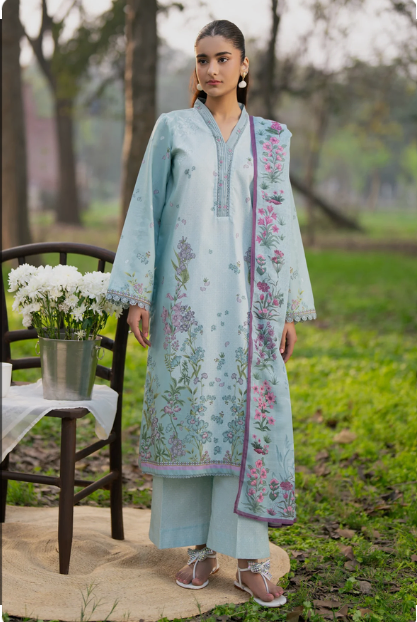 XENIA , VERDIA |  3 PIECE , Printed Lawn Shirt 