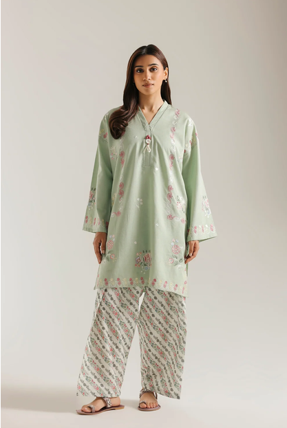 ETHNC | 2 PIECE EMBROIDERED SUIT | PALE GREEN | E9247/102/130