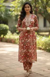 SAPPHIRE - COTTON EMBROIDARY 2 PIECE 1