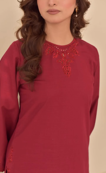Pemberley 3 Pcs luxury embroidery stitched dress