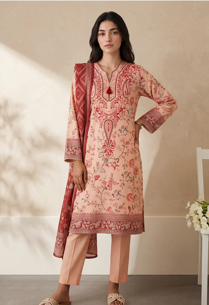 ZELLBURY | Kurta Dupatta Trouser - 2465 