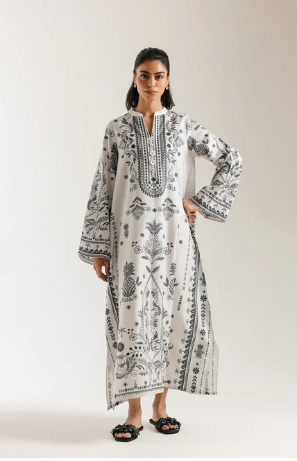 PRINTED KAFTAN LOOSE FIT - FULL SLEEVES - LONG LENGTH