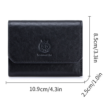 GENUINE LEATHER  MULTI-FUNCTIONAL SHORT WALLET GB-8310