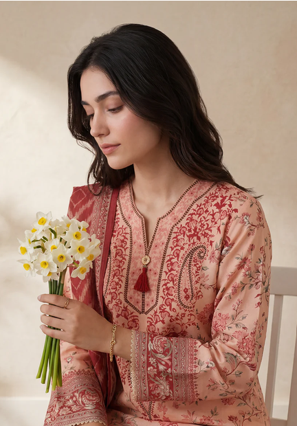 ZELLBURY | Kurta Dupatta Trouser - 2465 