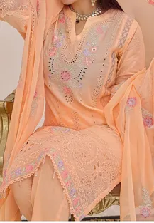 Bin Hameed Raiqa Embroidered Chickenkari Lawn 