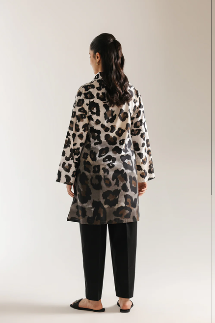 ETHNC 2 PIECES | SHIRT - COLLAR NECK WITH SLIT - FLARED SLEEVES - SHORT LENGTH | TROUSER - STRAIGHT FIT