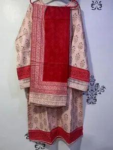 AGHANOOR -  2 Piece - Digital Printed Cotton Suit S110279