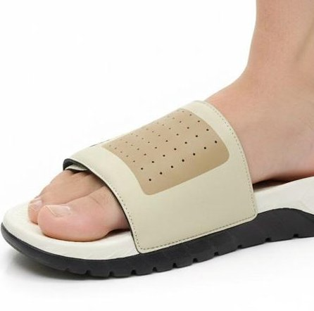 Skechers Black Slide Sandals Comfort Casual Wear