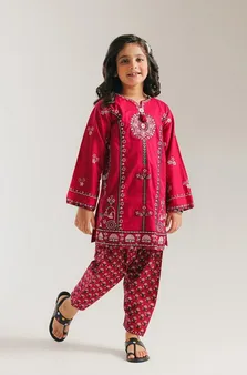 ETHNC BABY - EMBROIDERED SUIT - 2 PIECE (3-5) 
