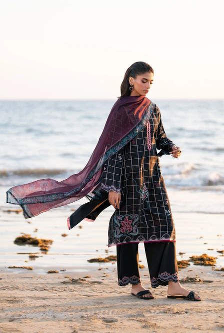 XENIA , LAYAN |  3 PIECE , Embroidered Lawn Shirt