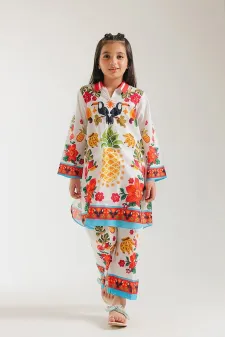 ETHNC BABY - PRINTED DRESS 2 PIECE (9-11)