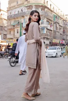 BASANT –  Luxury COTTON Embroidered 3 PIECE 4