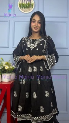 Dark Diva // Round Frock Cotton Fabric // Co-Ord’s 2PCS Set