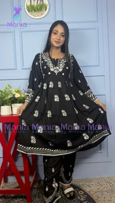 Dark Diva // Round Frock Cotton Fabric // Co-Ord’s 2PCS Set