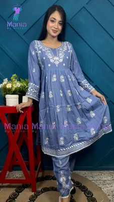 Ocean Royale // Round Frock Cotton Fabric // Co-Ord’s 2PCS Set