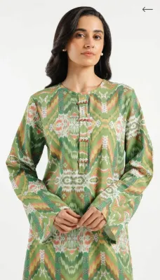 ETHNC - PRINTED DRESS 2 PIECE 