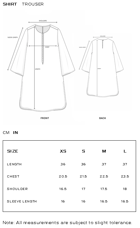 ETHNC PRINTED SUIT - 2 PIECES | SHIRT -OVERSIZED -LOOSE FIT-V NECKLINE -QUARTER SLEEVES -REGULAR LENGTH  TROUSER - RELAXED FIT - WIDE LEG