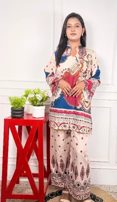 Dreamy Mix // Soft Thai Silk Fabric // Co Ord’s 2PCS Set