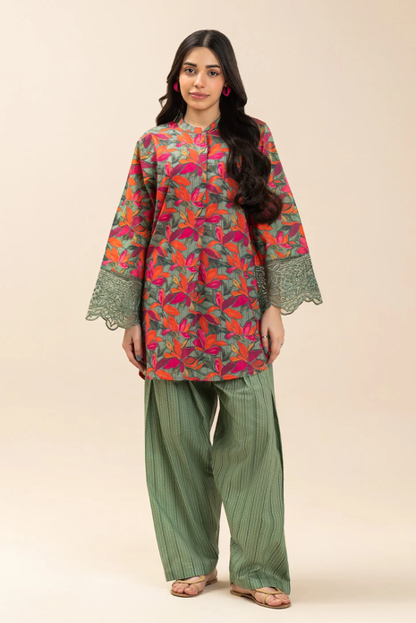 BEECHTREE | EMBROIDERED LAWN SHIRT (PRET)