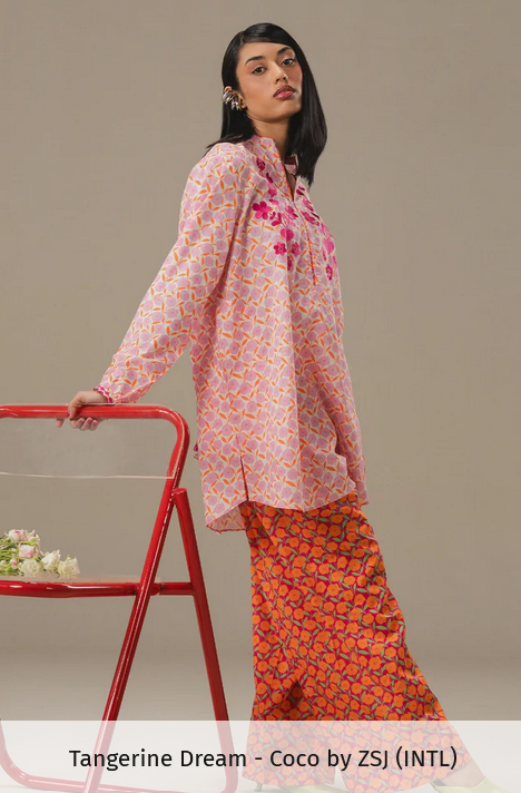 CocobyZarashahjahan Tangerine Dream subtle embroidery