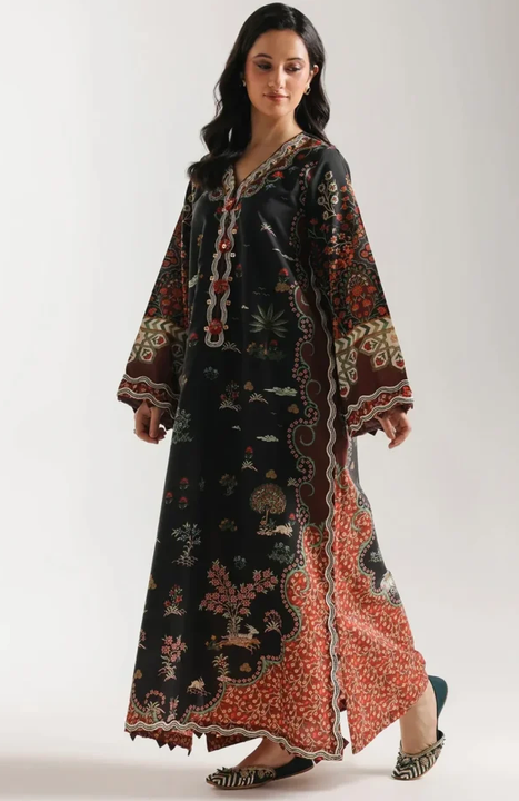 ETHNC - PRINTED KAFTAN-E4312/103/901 