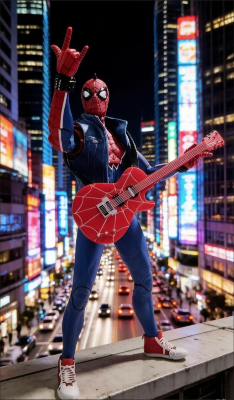 ZD Toys SPIDER-PUNK Suit 1/10 Collectible Action Figure