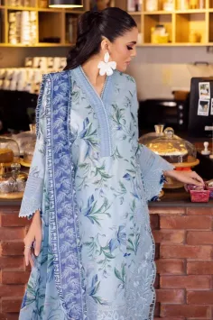 Nureh Glam Girl Chikankari Lawn Collection – GL-09