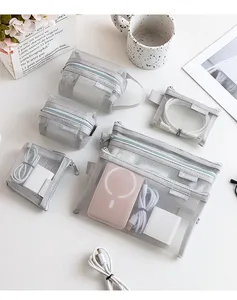 6-Pieces Mesh Digital Storage Bag