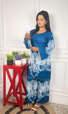 Vibrant Vibes // Soft Thai Silk Fabric // Co Ord’s 2PCS Set