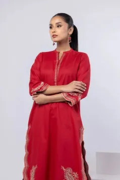 KHAADI - EMBROIDRED COTTON 2 PIECE 1