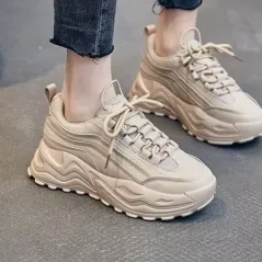 Woman Height Increasing Chunky Shoes