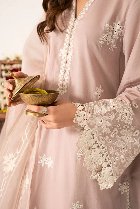 CROSS STITCH  - BURNISHED MELLOW-2 PC (SHIRT & DUPATTA)