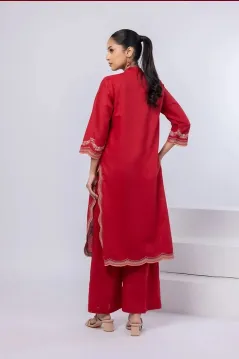 KHAADI - EMBROIDRED COTTON 2 PIECE 1